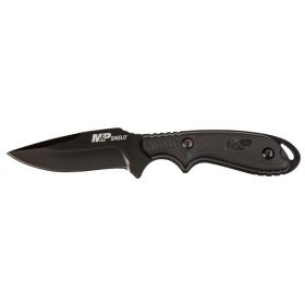 Smith and Wesson M&P Shield 3" Clip Point Fixed Blade - Black