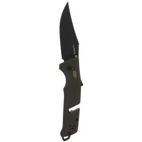 SOG Trident AT 3.7" Folding Pocket Knife (Olive Drab)