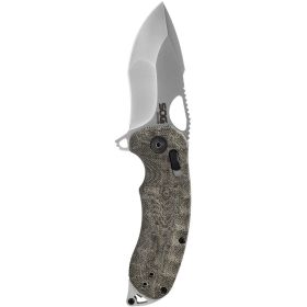 SOG Kiku XR 3.03" Folding Pocket Knife (Natural Linen Micarta)
