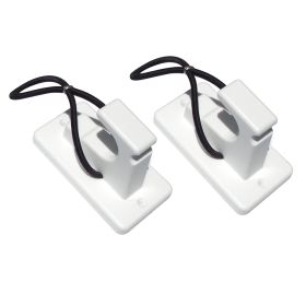 Deep Blue Marine Rod, Gaff, Brush &amp; Dock Line Holder - Pair