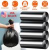 4 Rolls Black Garbage Bags 6.18 Gallons Unscented Disposable Trash Bags Portable Leak Resistant Trash Can Liners for Bathroom Office Kitchen Bedroom C