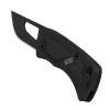 SOG Centi I Keychain Folding Knife 1.4" Black Oxide Blade Stainless Steel Handles