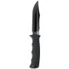 SOG SEAL Pup Elite - Fixed Blade - Nylon Sheath - Black TiNi Straight Edge Knife