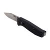 SOG Flare Assisted Folding Knife 3.5" Satin Plain Blade Black GRN Handles