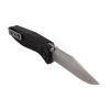 SOG Flare Assisted Folding Knife 3.5" Satin Plain Blade Black GRN Handles