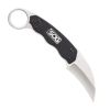 SOG Gambit Karambit Fixed 2.58" Satin Hawkbill Blade GRN Handles Molded Nylon Sheath