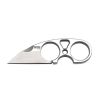SOG Jason Brous Snarl 2.3" Satin Sheepsfoot Straight Blade Molded Nylon Sheath