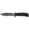 SOG SEAL Pup Fixed 4.75" Powder Coated Combo Blade GRN Handles Kydex Sheath