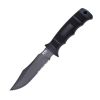 SOG SEAL Pup Fixed 4.75" Powder Coated Combo Blade GRN Handles Kydex Sheath