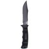 SOG SEAL Pup Fixed 4.75" Powder Coated Combo Blade GRN Handles Nylon Sheath