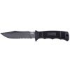 SOG SEAL Pup Fixed 4.75" Powder Coated Combo Blade GRN Handles Nylon Sheath
