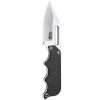 SOG Instinct Knife-Non-Folding 2.3" Blade-Black and Silver Handle-Satin Finish