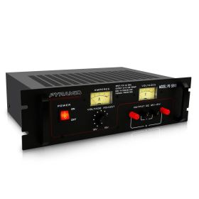Pyramid 46 Amp Power Supply with Adjustable Voltage - Rack Mountable