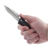 SOG Traction Folding Knife 3.5" Clip Point Plain Blade Black GRN Handles