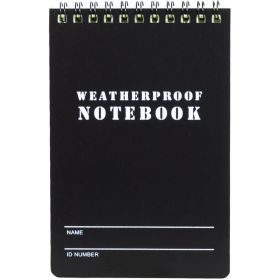 4" X 6" MILITARY STYLE WEATHERPROOF NOTEBOOK 6PK